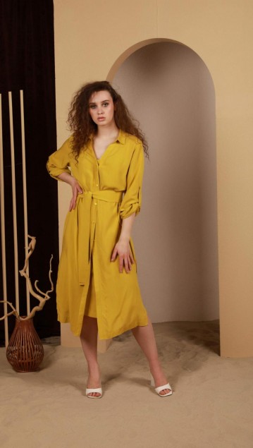 AmberA Костюм 248 mustard 