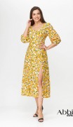 Abbi Платье 1012 Желтые кувшинки фото 2