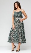 Мишель стиль Платье 1131 Зелено-бежевый фото 5