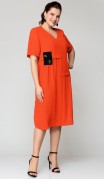 Мишель стиль Платье 1194 Оранжевый фото 2