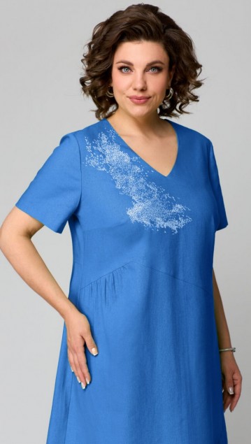 Мишель стиль Платье 1196  Синий фото 3