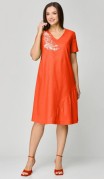 Мишель стиль Платье 1196 Оранжевый фото 5